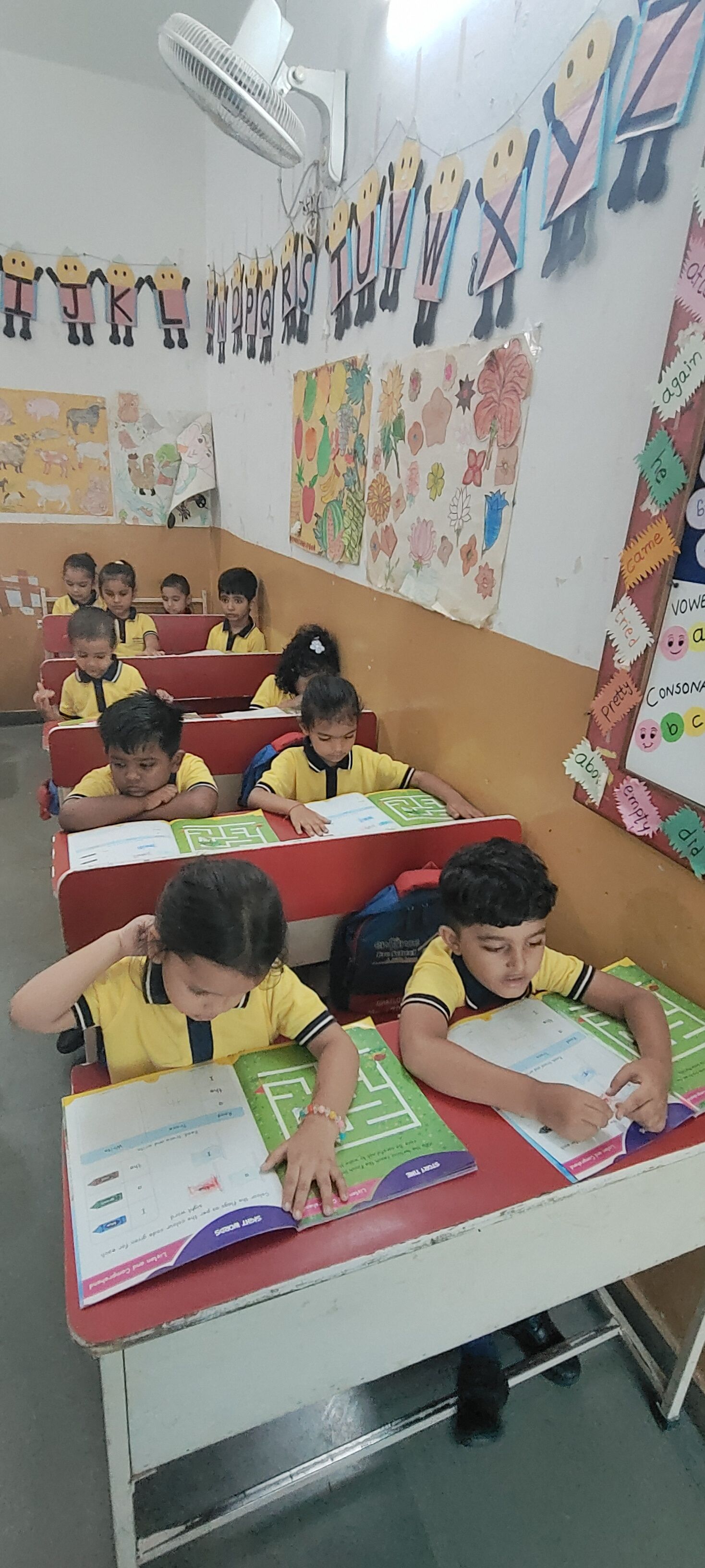 Playful learning moments at Enfance Preschool Ghatlodia